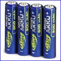 Batterien, Akkus