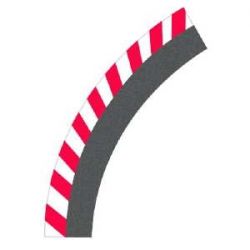 Carrera Evo/Excl./Digital,  Aussenrand Kurve 2/30�