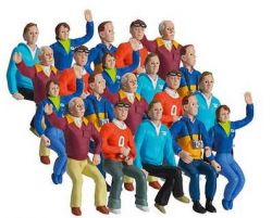 Carrera 1/32, Figurensatz Trib�ne, 20 Stk.