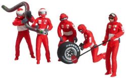 Carrera 1/32, Mechaniker-rot, 5 Stk.