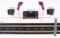 DS-Racing, Bahnanschlussbox, 2-Spur analog