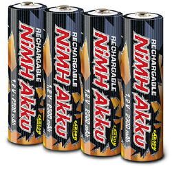 Carson, NiMh Akku 1,2V Mignon AA 2300 mAh, 4 Stk.