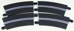Scalextric-Digital, Einspurige Kurve (Radius 3) , 4 Stk.