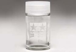 Tamiya, Farb-Mischglas (rund) 46ml mit Skala
