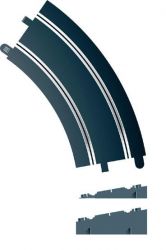 Scalextric, Kurve Radius 3, mit Schienenerh�hung
