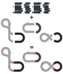 Scalextric1/32,  Adapter Set Start/Sport