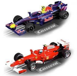 Carrera Evo 1/32, Ferrari F10 + Red Bull RB5