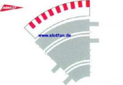 Ninco, Randstreifen Radius 1 (aussen), 6 Stk.