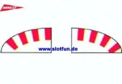 Ninco, Randstreifen Beginn/Ende, 2x 3 Stk.