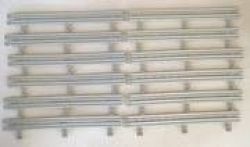 Ninco, Leitplanken Kunststoff, grau, 12 Stk.