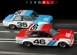 RevoSlot 1/32, Datsun 510, Nr.35 + 46, 1972, RS0202