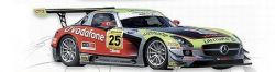 Scaleauto 1/32, Mercedes AMG SLS GT3, Jarama 2011