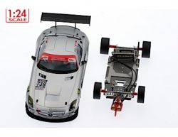 Scaleauto 1/24, Mercedes SLS GT3, Nr.738, VLN 2010