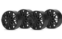 Slot.It Felgeneinsatz, 'BBS' schwarz, �13,8mm, 4 Stk.