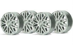 Slot.It Felgeneinsatz, 'BBS' silber,  �13,8mm, 4 Stk.