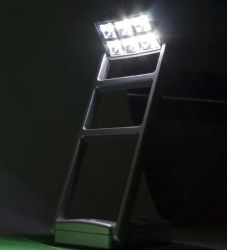 Flutlichtanlage mit 6 LED, H�he: 16,5cm, 4 St�ck
