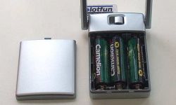 Flutlichtanlage mit 6 LED, H�he: 16,5cm, 4 St�ck
