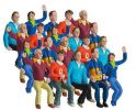 Carrera 1/32, Figurensatz Trib�ne, 20 Stk.