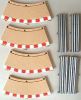 Scalextric, Innenrandstreifen f�r Kurve 2,  4 Stk.