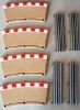 Scalextric, Innenrandstreifen f�r Kurve 3,   4 Stk.