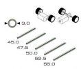 Scalextric, Hohlachsen �3mm, 5 Stk.