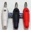 4mm Stecker,  3 Stk.