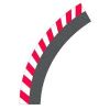 Carrera Evo/Excl./Digital, Aussenrand Kurve 2/30�