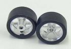 Ninco, Alu-Felge '5-Speiche' silber (�16,8 x 8,6mm), 2 Stk.