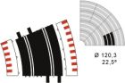 Ninco 10107 , Kurve Radius 3 (22,5 Grad), 1 Stk.