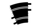Ninco 10112 , Halbe Kurve Radius 2 (22,5 Grad), 1 Stk.