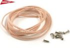 Ninco 1/32, Silikon-Motorkabel (1m) inkl. 10 Buchsen