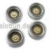 Ninco 80713 , Felgenset Porsche 'BBS' 4 Stk., 1/32