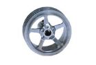 Ninco, Alu-Felge '5-Speiche' silber (�16,8 x 8,6mm), 2 Stk.