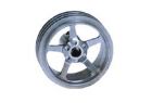 Ninco, Alu-Felge '5-Speiche' silber (�17,5 x 8,7mm), 2 Stk