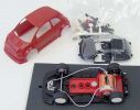 NSR 1/32, Abarth 500, Clear Body Kit, rot