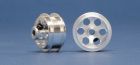 NSR, Alu-Felgen, �16x8mm f. Achsen �2,36mm, 2 Stk.