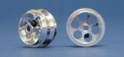 NSR, Alu-Felgen, �17x10mm f. Achsen �2,37mm, 2 Stk.