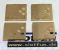 Plafit Trimmgewichtspl�ttchen Messing, 15x13x1,2mm