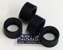 Plafit Super 24, Vollgummireifen, hart, 22,5 x11mm 4 Stk.