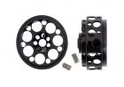 Scaleauto, Alu-Felge 'Imola black' �15,8 x 8mm, 2 Stk.