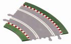 SCX 1/32, Randstreifen Kurve Radius 2,  8 Stk. (4+4)