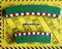 SCX 1/32, Randstreifen Kurve Radius 4,  8 Stk. (4+4)