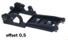 Slot.It, Motor-/Achshalter Sidewinder (Offset 0,5mm)