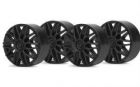 Slot.It Felgeneinsatz, 'BBS' schwarz, �13,8mm, 4 Stk.