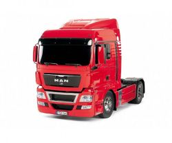 Tamiya 1:14, Bausatz MAN TGX 18.540 (rot vorlackiert)