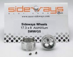 Sideways, Alu-Felgen Ø17.3 x 8.2mm, 2 Stk.