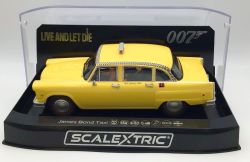 Scalextric 1/32, Checker Taxi Cab, James Bond, C4606