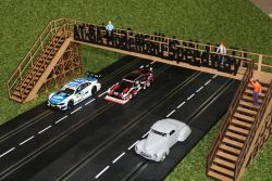 AT-BA, 1:32 Bausatz Brcke U-Form (vier Fahrspuren)
