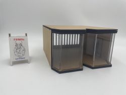 AT-BA, 1:32 Bausatz, Boxengasse 'Ausstellung'