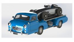 Avant Slot 1/32, Classic Truck mit GP Rennwagen W196